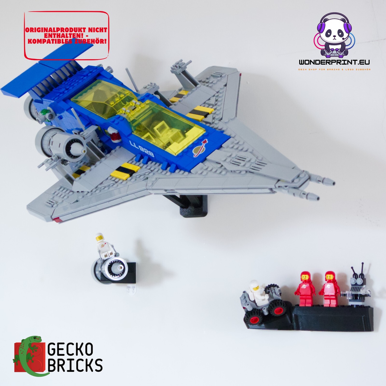 Wandhalterung Halter Halterung passend für LEGO® Icons Entdeckerraumschiff 10497