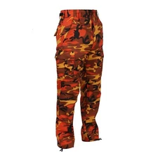 Rothco Color Camo Tactical Camo BDU Pants - Savage Orange