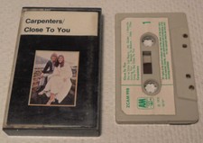 Carpenters - Close To You 1970 A&M ZCAM 998 Cassette Tape Album