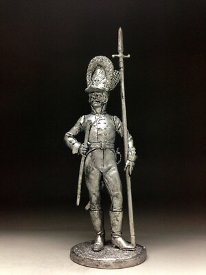 Tin soldiers Napoleonic Wars Non-commissioned officer Russia 54mm 1/32 metal 