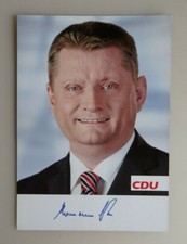 Autograph Hermann Gr&ouml;he CDU politician MdB Federal Minister (73156)