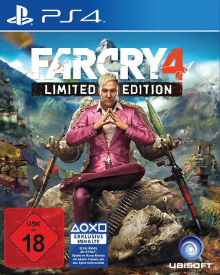 Far Cry 4-Limited Edition (Sony PlayStation 4) komplett Zustand SEHR GUT
