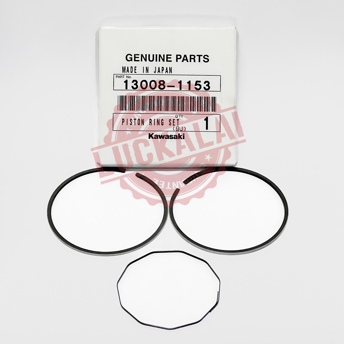 りこぴん PISTON+RING+PIN GENUINE PARTS FOR KAWASAKI KR150ZX KRR150 ZX (B