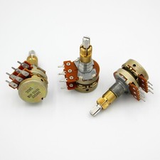 4pcs NOS JAPAN ALPS Dual Logarithmic 50KDX2 NOS Potentiometer Dual 50K 1N1C