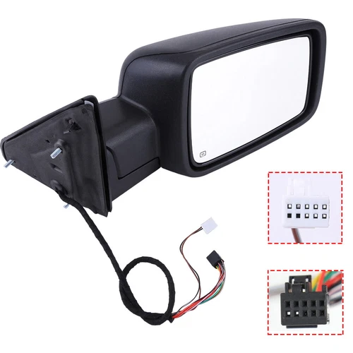 Right/Passenger Side For 2013-2019 Ram 1500 Power Fold+Heated+LED Signal Mirror
