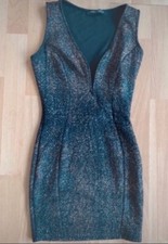 Foreign Exchange Rose Gold Bodycon Sparkly Party Mini Dress Xs