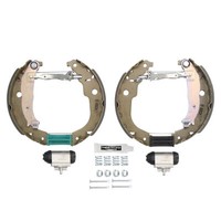 Bosch 0204114193 Vormontiert Bremsbackensatz FüR CitroËN C3 2 DS3 Peugeot 207