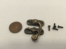 1 piece 1x 1pcs M Swing Bag Clasp Box Latch mini bronze antique doll house b4