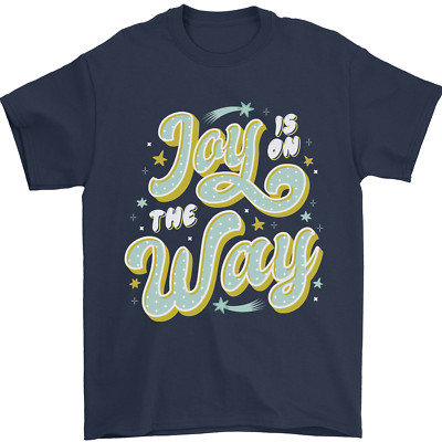 Joy On the Way Neu Baby Schwangerschaft Schwanger Herren T-Shirt 100% Baumwolle