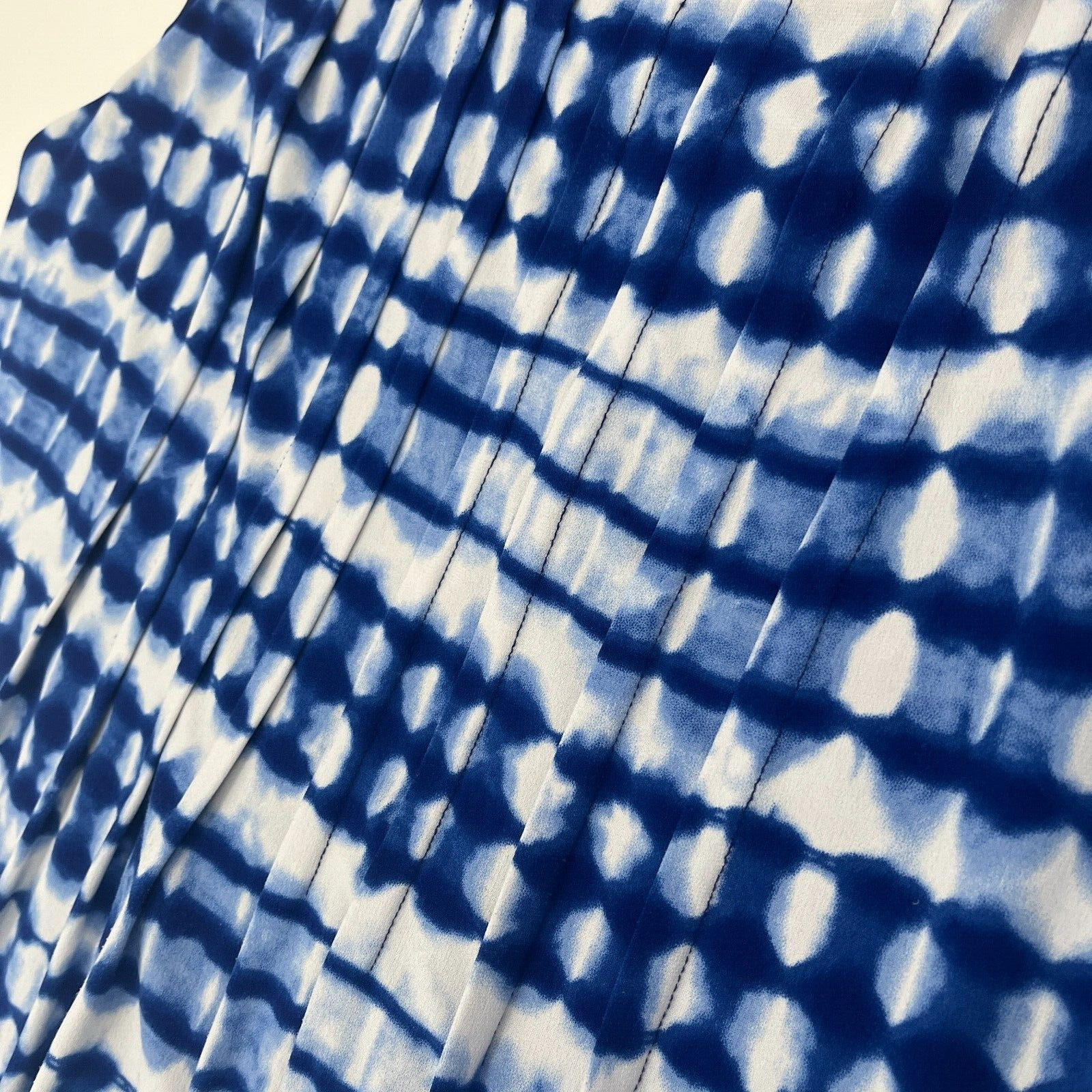 Calvin Klein Women 14 Blue Tie Dye Dress Beach Resort Cruise Pockets thumbnail 5