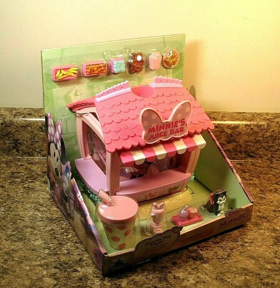 Disney Store Minnie Mouse Smoothie Shop Juice Bar Playset NEW eBay