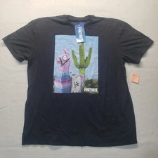 *NEW* Fortnite Llama Cactus Officially Licensed T-Shirt Adult Women Plus 2X *NEW