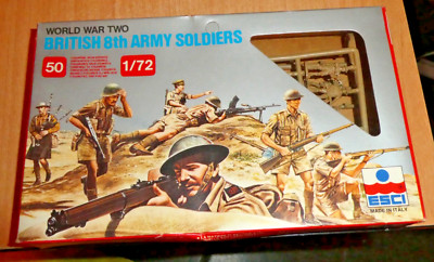 ESCI 207 italy, W.W.II British 8th ARMY SOLDIERS  FLAMES OF WAR