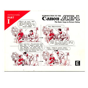 Canon Introduction to the AE-1 Part I *Original Manual* | eBay