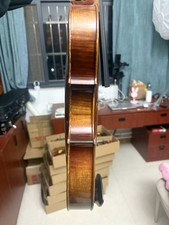 High Level 16 inch Handmade Viola Nice Flamed with Case Bow DDP to USA 