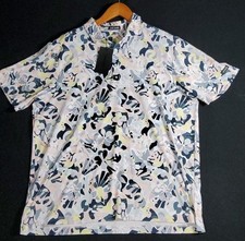 NWT Bad Birdie Golf Core Polo Men's Size 2XL Savannah Swing Golfer Shirt Floral