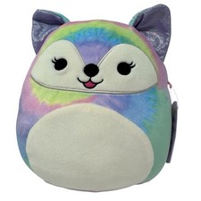 Squishmallows Tie Dye Felexine the Fox Plush Toy Stuffed Animal 8