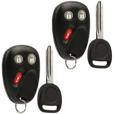 Key Fob Keyless Entry Remote with Ignition Key fits 2003-2006 Chevy Avalanche...