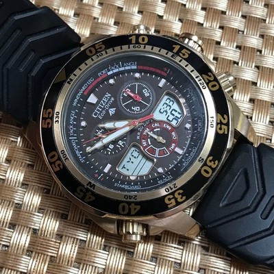Citizen Promaster Eco Drive C660-S067634 men's watch black & gold