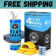 Car Clay Bars Auto Detailing And Clay Luber Synthetic Lubricant Kit 4 Clay Bars Car Clay Bars Auto Detailing And Clay Luber Synthetic Lubricant Kit 4 Clay Bars