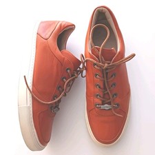 NAVYBOOT SNESKER GRÖSSE 44 ORANGETON LEDER