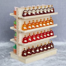  Scaffali in miniatura per supermercato bambini negozio di alimentari playset bambola espositore scaffale