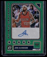 2023-24 Donruss Optic #SS-ALV Jose Alvarado Signature Series Green