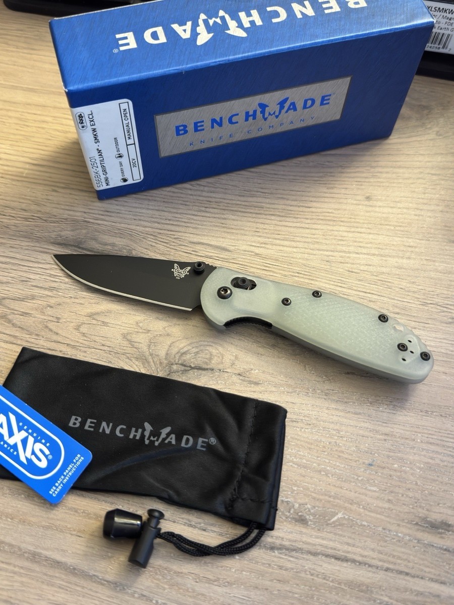 Benchmade Mini Griptilian SMKW Exclusive CPM-20CV Natural G10