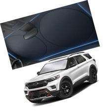 Foldable Windshield Sun Shade for Car   280T Reflective UV and Heat Shield