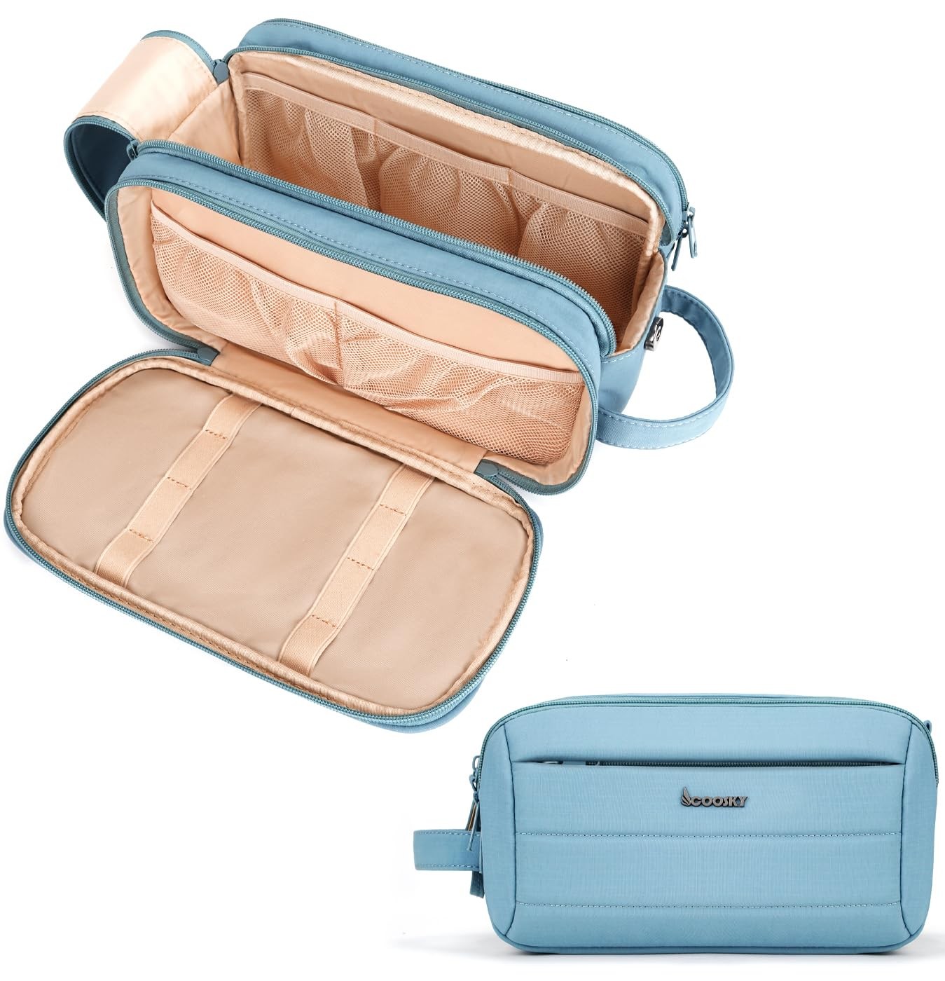 Men & Women Travel Toiletry Bag Cruise Essentials Shaving Dopp Kit-image