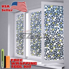 12"x36" Frosted Film Glass Home Bathroom Window Security Privacy Sticker 5039