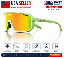 Polarized Sports Sunglasses UV400 Cycling Driving Fishing Wrap Outdoor Glasses