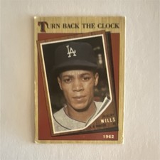 Topps 1987 Turn Back The Clock Maury Wills #315 Los Angeles Dodgers Baseball