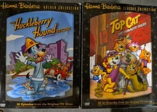 TOP CAT COMPLETE SERIES & HUCKLEBERRY HOUND DVD HANNA-BARBERA CARTOON ANIMATION