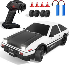 1:24 Scale 4WD RC Drift Car with LED Lights - High Speed Racing Toy