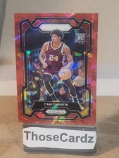2024 Panini Prizm Draft Red Cracked Ice Prizm #4  Cam Christie