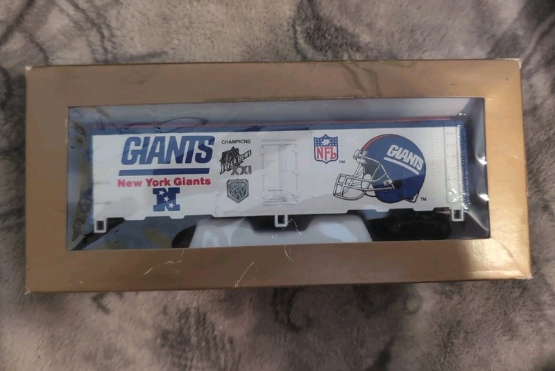 NOS MANTUA HO SCALE 1991 NEW YORK GIANTS NFL SUPER BOWL BOX CAR 🏈🏈🏈🏈