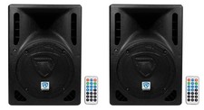 Rockville RPG8BT V2 8" 400-Watt Peak / 100-Watt RMS Powered DJ PA Black