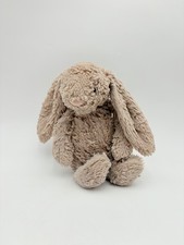 Jellycat Bashful Beige Bunny Plush Doll Medium London Lovey Soft Toy Reitred 12"