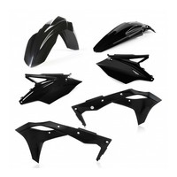 Acerbis Motorrad Plastiksatz Kit Kawasaki KXF 250 2017 Schwarz Plastik-Set