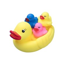 Bath Duck Toys Rubber Ducks Family Squeak and Float Duckies Baby Shower Toy P...