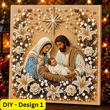Christian Pearl Diamond Painting Art Kit Jesus Religious Wall Art Craft Decor