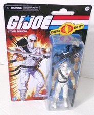 STORM SHADOW RETRO CARDED GI JOE CLASSIFIED COBRA NINJA MOC MINT ON CARD HASBRO