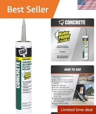 Flexible and Easy-Clean Concrete Sealant 10.1 Oz - Ideal for Interior/Exterior