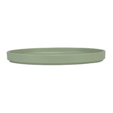 Cal-Mil 22026-6-107 Hudson Matcha Green 6" Low Rim Plate - 6 /-Wasserstrom 25578