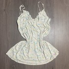 Vintage Victoria’s Secret Pink ruffle strap paint splatter babydoll dress 2005 — photo 7