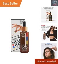 Non-Comedogenic Makeup-Friendly Bronzing Drops with SPF 50 Protection - 1 Fl. Oz