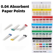 Dental Taper 0.04 Endo Absorbent Paper Points Endodontic Root Canals