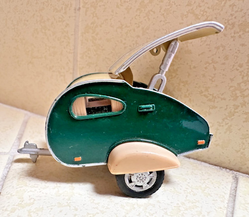 Remolque modelo 1:87 Wiking 9238 caravana vagón T@B lágrima de colección cámper con ruedas | Zustand: Used