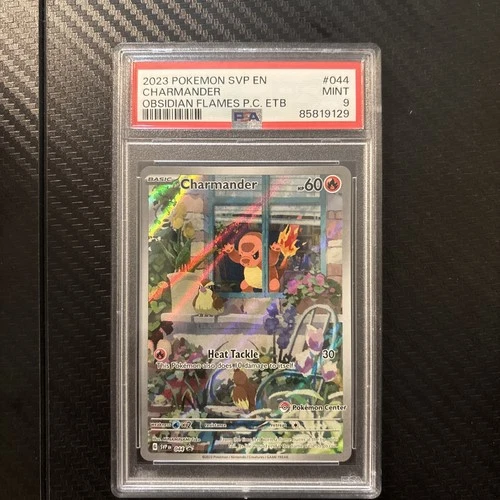 Obsidian Flames Charmander Pokemon Center ETB Promo SVP 044 PSA 9 Mint